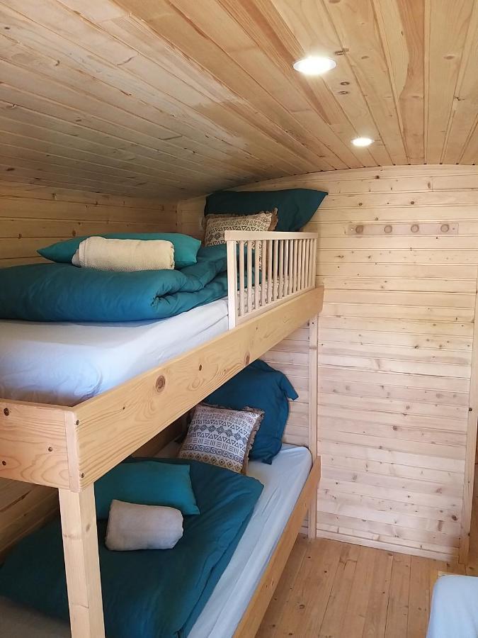 Roulottes Du Chalet Des Pins Rougeou Eksteriør bilde