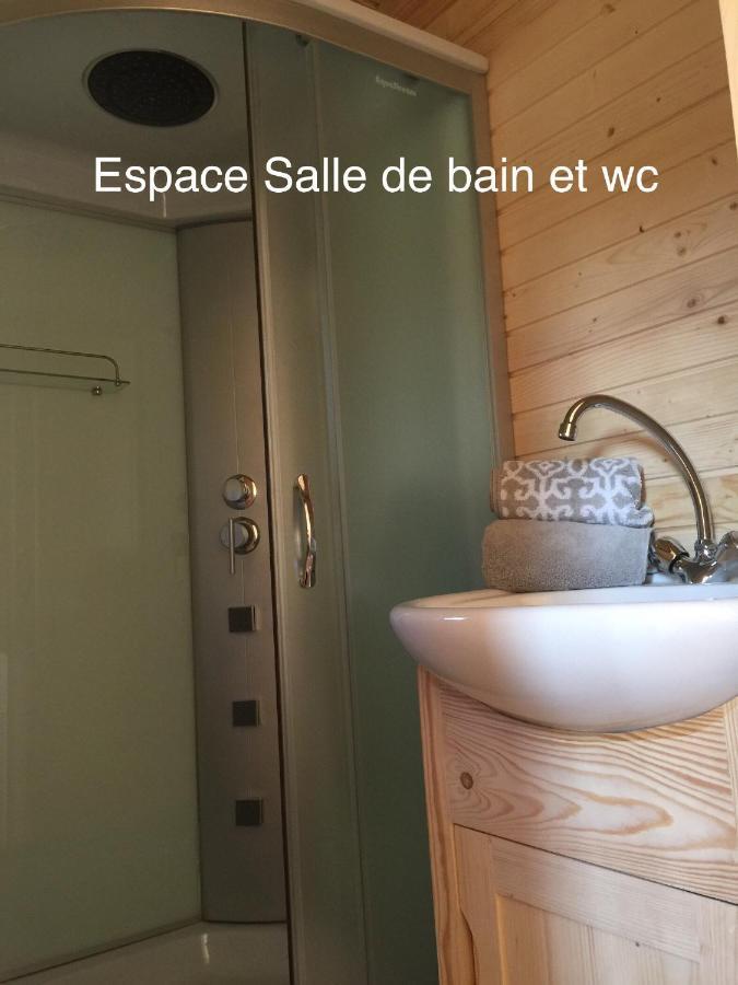 Roulottes Du Chalet Des Pins Rougeou Eksteriør bilde