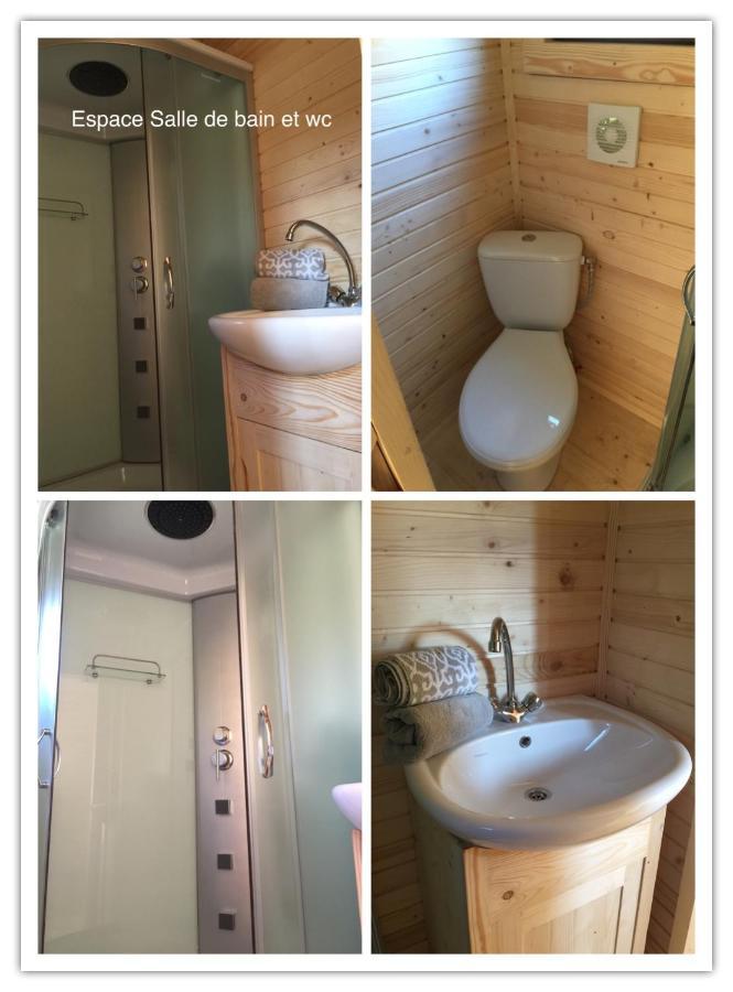 Roulottes Du Chalet Des Pins Rougeou Eksteriør bilde