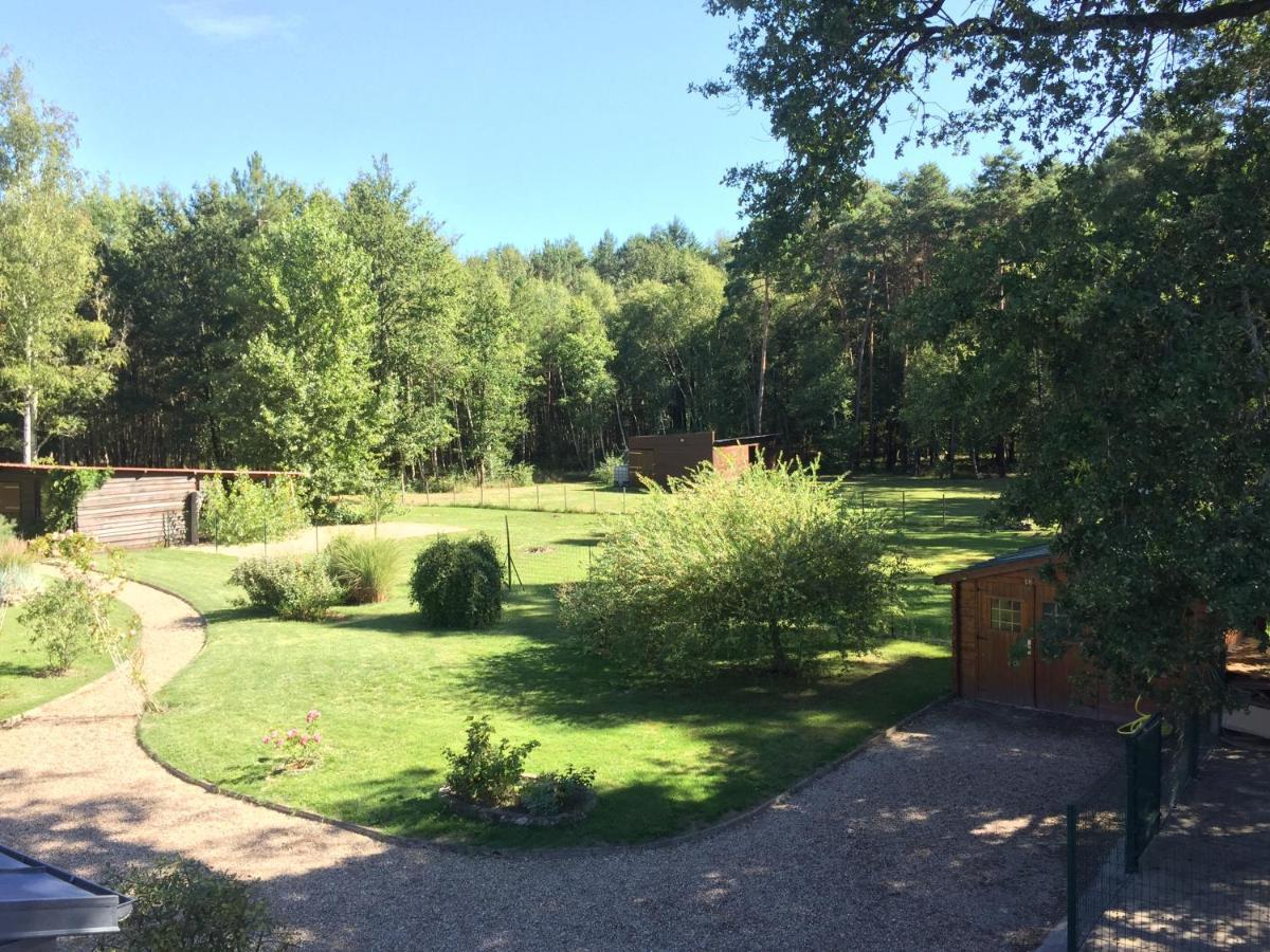 Roulottes Du Chalet Des Pins Rougeou Eksteriør bilde
