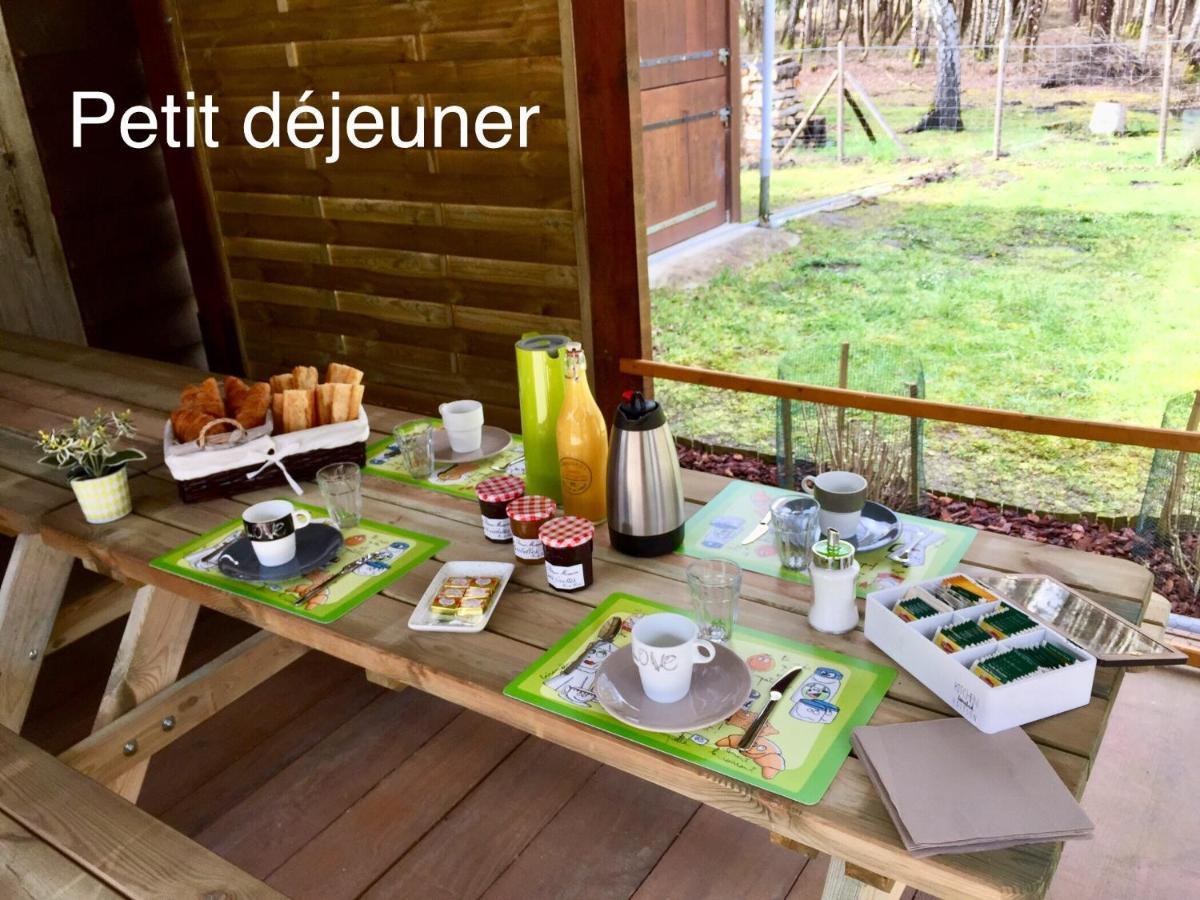 Roulottes Du Chalet Des Pins Rougeou Eksteriør bilde
