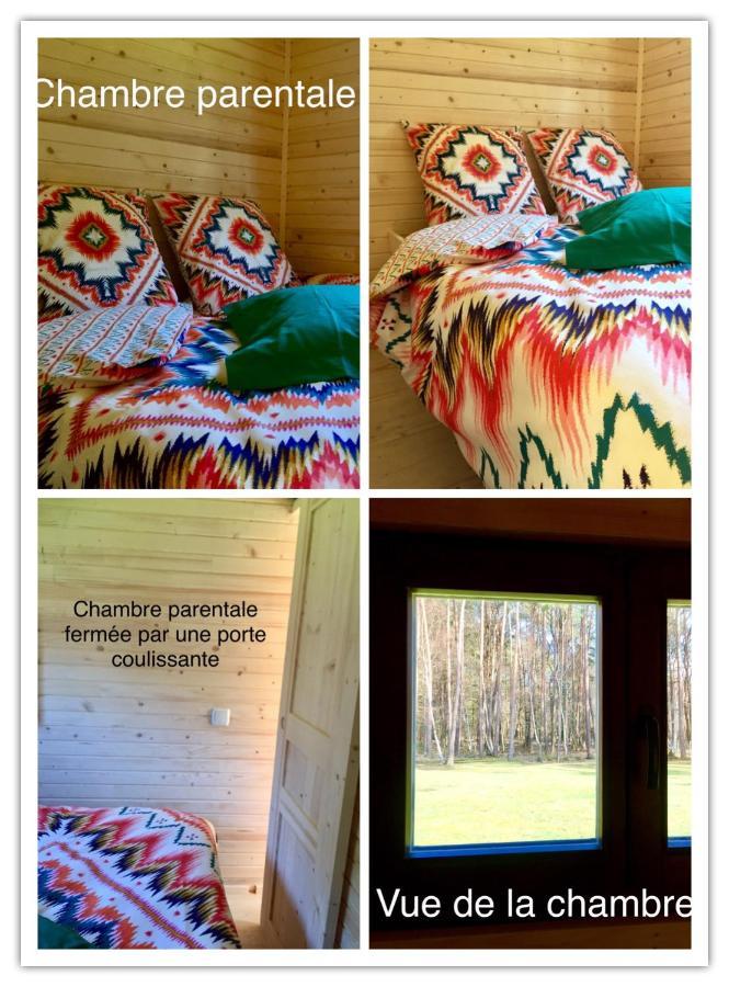 Roulottes Du Chalet Des Pins Rougeou Eksteriør bilde