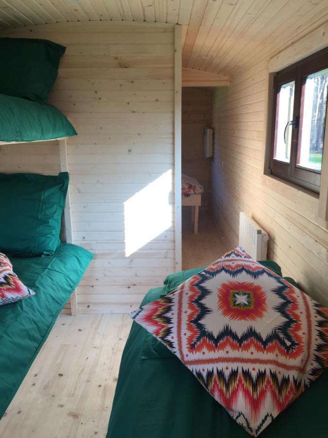 Roulottes Du Chalet Des Pins Rougeou Eksteriør bilde