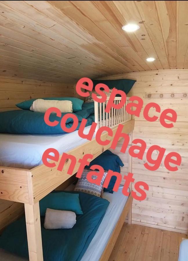 Roulottes Du Chalet Des Pins Rougeou Eksteriør bilde